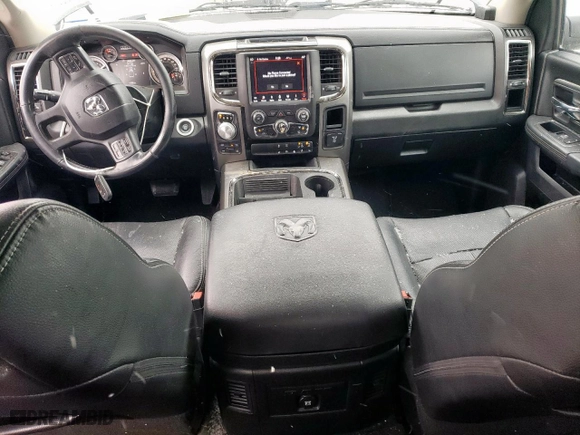 2018 Ram 1500 Night with VIN 1C6RR7MT4JS267620, listed as a Copart auction lot 46002365 with 117,733 mi miles and Salvage Title. Bid and sale history available at carsss.com. Image 8.