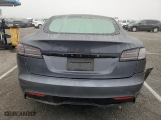 2023 Tesla Model S with VIN 5YJSA1E53PF522312, listed as a Copart auction lot 83359764 with 0 mi miles and Salvage Title. Bid and sale history available at carsss.com. Image 6.