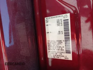 2017 Nissan Maxima SV с VIN 1N4AA6APOHC411463, выставлен на аукционе IAAI как лот 39652799 с пробегом 62 683 миль миль и . История ставок и продаж доступна на DreamBid. Изображение 9.
