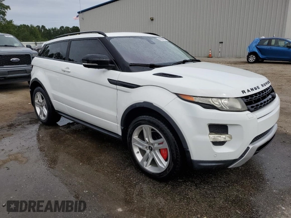 2013 Land Rover Range Rover Evoque Dynamic Premium with VIN SALVT1BG5DH820748, listed as a Copart auction lot 69954154 with 107,657 mi miles and Salvage Title. Bid and sale history available at carsss.com. Image 4.