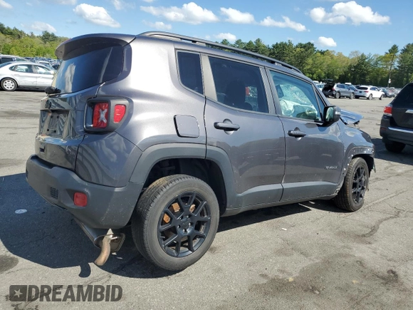2020 Jeep Renegade Latitude with VIN ZACNJABB6LPL16750, listed as a Copart auction lot 55973875 with Not provided miles and Salvage title. Bid and sale history available at DreamBid. Image 3.