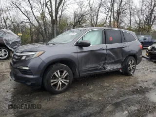 2016 Honda Pilot EX-L with VIN 5FNYF6H54GB084405, listed as a Copart auction lot 82630024 with 169,492 mi miles and Salvage Title. Bid and sale history available at carsss.com. Image 1.