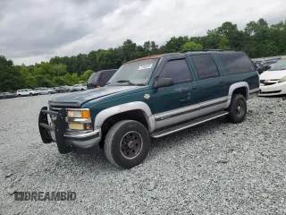 1995 Chevrolet Suburban with VIN 1GNGK16FXSJ380916, listed as a Copart auction lot 57666685 with 269,323 mi miles and Salvage title. Bid and sale history available at DreamBid. Image 1.
