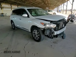 2014 Infiniti QX60 with VIN 5N1AL0MM6EC507768, listed as a Copart auction lot 64648255 with 131,395 mi miles and Salvage title. Bid and sale history available at DreamBid. Image 14.