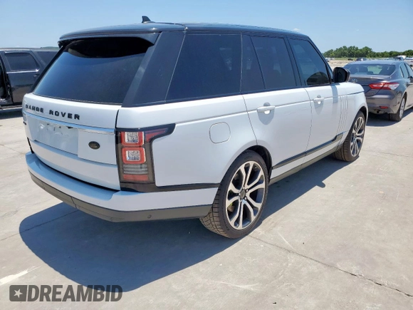 2016 Land Rover Range Rover HSE with VIN SALGS2KF4GA259951, listed as a Copart auction lot 61177005 with 126,560 mi miles and Clean title. Bid and sale history available at DreamBid. Image 3.