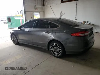 2017 Ford Fusion SE with VIN 3FA6P0HDXHR213441, listed as a Copart auction lot 53442915 with 128,624 mi miles and Salvage title. Bid and sale history available at DreamBid. Image 2.