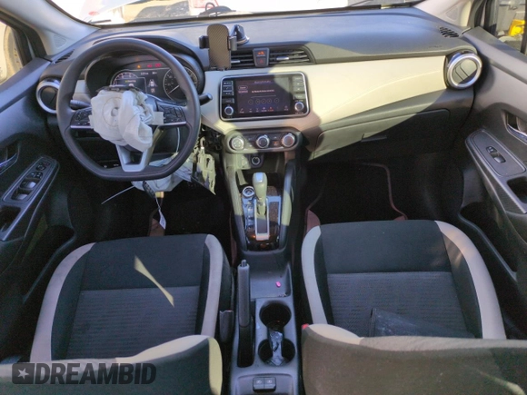 2021 Nissan Versa SV with VIN 3N1CN8EV4ML848265, listed as a Copart auction lot 46469795 with 51,987 mi miles and Salvage title. Bid and sale history available at DreamBid. Image 8.