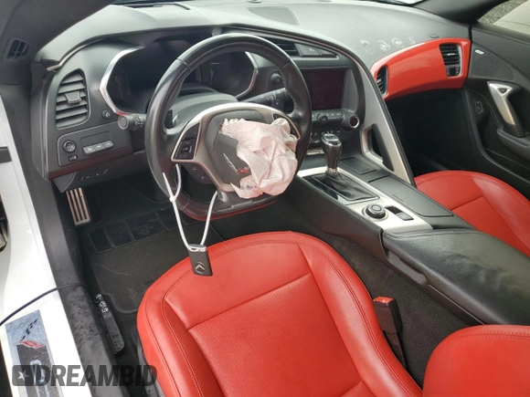 2019 Chevrolet Corvette Grand Sport 1LT with VIN 1G1YW2D74K5113002, listed as a Copart auction lot 63511015 with Not provided miles and Salvage title. Bid and sale history available at DreamBid. Image 8.