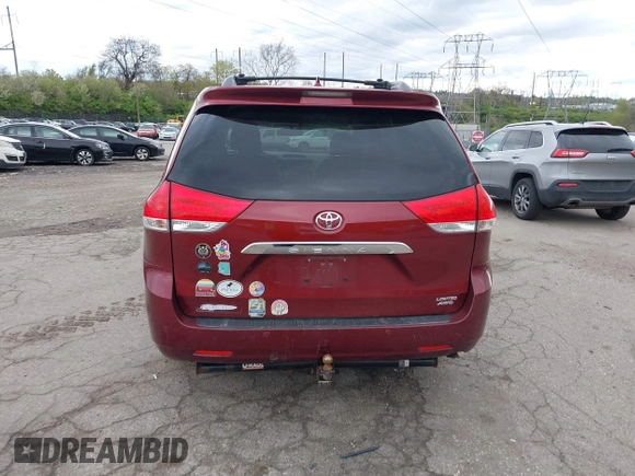 2013 Toyota Sienna XLE with VIN 5TDDK3DC1DS052600, listed as a IAAI auction lot 42055747 with 187,615 mi miles and . Bid and sale history available at DreamBid. Image 17.