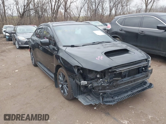 2020 Subaru WRX with VIN JF1VA1A62L9817004, listed as a IAAI auction lot 41076595 with 85,833 mi miles. Bid and sale history available at carsss.com. Image 1.