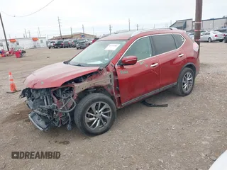 2015 Nissan Rogue SL with VIN 5N1AT2MT0FC866375, listed as a IAAI auction lot 41236983 with 125,074 mi miles. Bid and sale history available at carsss.com. Image 2.