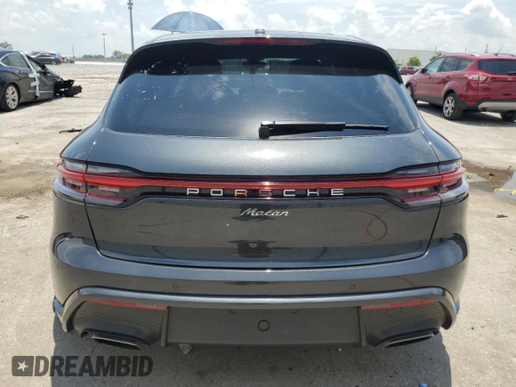 2024 Porsche Macan with VIN WP1AA2A50RLB02092, listed as a Copart auction lot 58689505 with 11,093 mi miles and Salvage title. Bid and sale history available at DreamBid. Image 6.