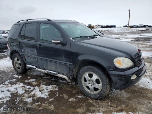 2005 Mercedes-Benz M-Class 3.7L with VIN 4JGAB57E45A539098, listed as a Copart auction lot 51529255 with 186,492 mi miles and Salvage Title. Bid and sale history available at carsss.com. Image 4.
