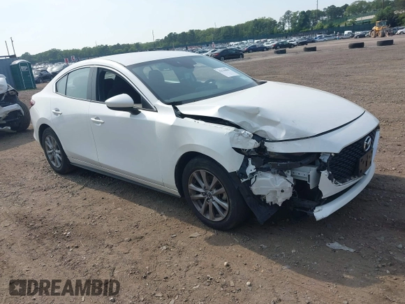 2019 Mazda 3 with VIN 3MZBPABL7KM114298, listed as a IAAI auction lot 42536800 with 53,598 mi miles and . Bid and sale history available at DreamBid. Image 1.