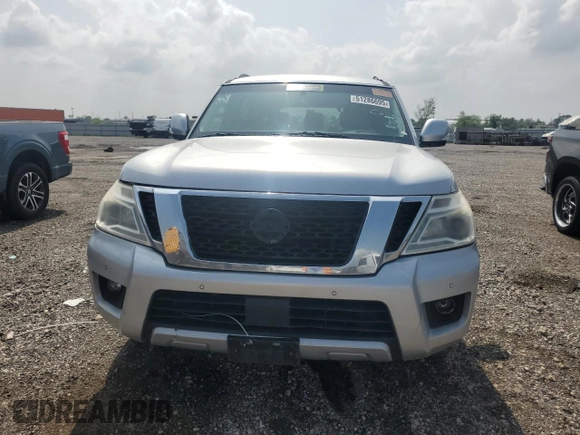 2017 Nissan Armada SL with VIN JN8AY2ND0H9005506, listed as a Copart auction lot 51286695 with 218,196 mi miles and Clean Title. Bid and sale history available at carsss.com. Image 5.