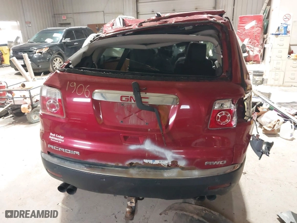 2012 GMC Acadia SLT1 with VIN 1GKKVRED8CJ267223, listed as a IAAI auction lot 41941906 with 1 mi miles. Bid and sale history available at carsss.com. Image 16.