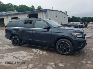 2024 Ford Expedition Max Limited z VIN 1FMJK2A8XREA45702, wystawiony jako Copart lot #61544555 z przebiegiem 17 179 mil mil oraz Szkoda całkowita • Salvage title. Historia ofert i sprzedaży dostępna na DreamBid. Obrazek 4.