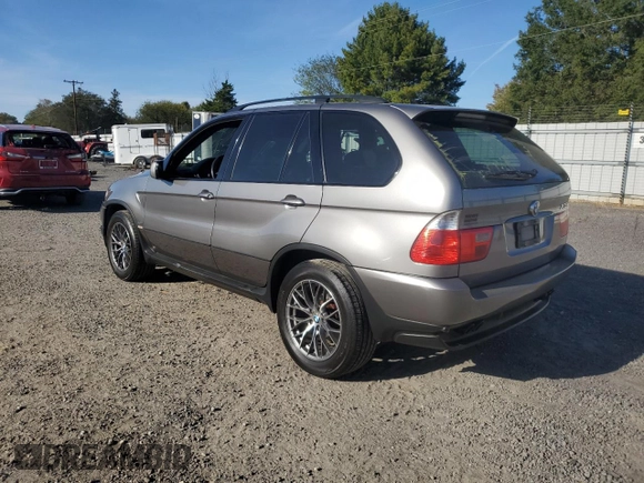 2005 BMW X5 4.4i with VIN 5UXFB53565LV15453, listed as a Copart auction lot 75830774 with 148,211 mi miles and Salvage Title. Bid and sale history available at carsss.com. Image 2.