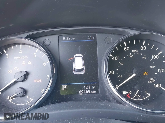 2018 Nissan Rogue SV with VIN 5N1AT2MV8JC791337, listed as a IAAI auction lot 41650978 with 69,469 mi miles. Bid and sale history available at carsss.com. Image 7.