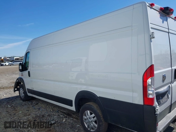 2022 Ram ProMaster Cargo with VIN 3C6MRVJG9NE121583, listed as a IAAI auction lot 41646097 with 67,468 mi miles and . Bid and sale history available at DreamBid. Image 14.