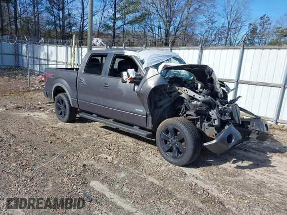 2013 Ford F-150 XL with VIN 1FTFW1ET3DFB49152, listed as a IAAI auction lot 41273167 with Not provided miles and . Bid and sale history available at DreamBid. Image 1.