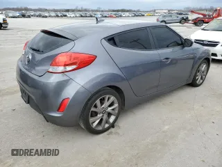 2017 Hyundai Veloster with VIN KMHTC6AD4HU310841, listed as a Copart auction lot 36048343 with 135,319 mi miles. Bid and sale history available at carsss.com. Image 3.