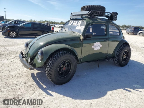 1962 Volkswagen Beetle with VIN 4678770, listed as a Copart auction lot 43147385 with 1,657 mi miles and Non Repairable. Bid and sale history available at DreamBid. Image 1.