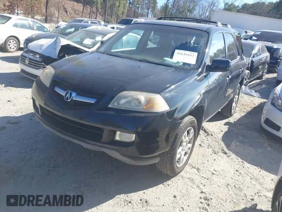 2004 Acura MDX Touring Pkg RES w/Nav with VIN 2HNYD18904H554795, listed as a IAAI auction lot 41649432 with 218,000 mi miles. Bid and sale history available at carsss.com. Image 17.