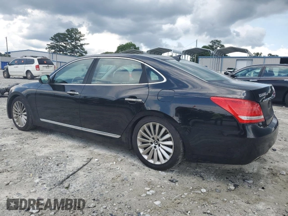 2015 Hyundai Equus Signature z VIN KMHGH4JH6FU098564, wystawiony jako Copart lot #60137525 z przebiegiem 130 144 mil mil oraz Szkoda całkowita • Salvage title. Historia ofert i sprzedaży dostępna na DreamBid. Obrazek 2.