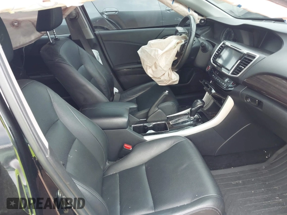 2016 Honda Accord Touring with VIN 1HGCR3F90GA012715, listed as a IAAI auction lot 42399280 with 140,786 mi miles and . Bid and sale history available at DreamBid. Image 5.