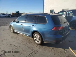 2019 Volkswagen Golf SportWagen S with VIN 3VWY57AU1KM510448, listed as a Copart auction lot 41832085 with 65,113 mi miles and Salvage Title. Bid and sale history available at carsss.com. Image 2.