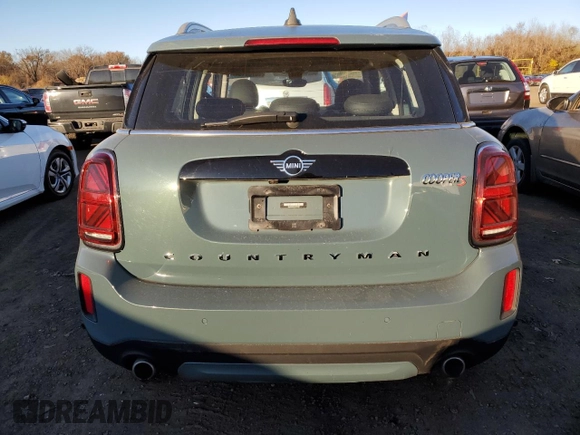 2022 MINI Countryman Cooper S with VIN WMZ83BR05N3P03284, listed as a Copart auction lot 78706164 with 36,937 mi miles and Salvage title. Bid and sale history available at DreamBid. Image 6.