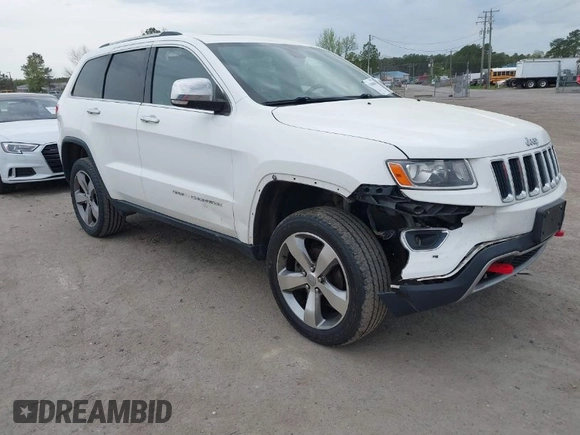 2014 Jeep Grand Cherokee Limited with VIN 1C4RJFBG4EC497089, listed as a IAAI auction lot 41888086 with 178,114 mi miles. Bid and sale history available at carsss.com. Image 1.