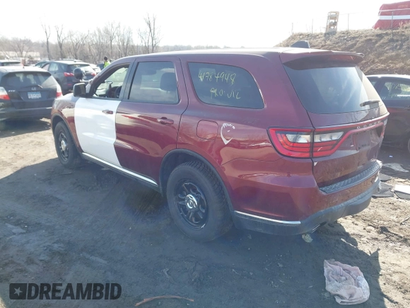 2024 Dodge Durango Special Service with VIN 1C4SDJFT7RC100760, listed as a IAAI auction lot 41784948 with 7,265 mi miles and . Bid and sale history available at DreamBid. Image 3.