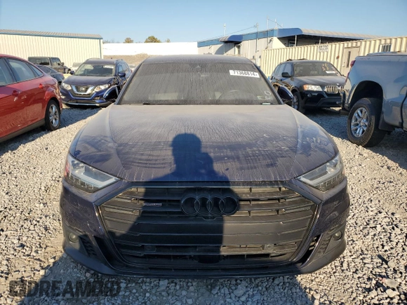 2021 Audi A8 with VIN WAU8EAF85MN015252, listed as a Copart auction lot 71368814 with 31,505 mi miles and Salvage Title. Bid and sale history available at carsss.com. Image 5.