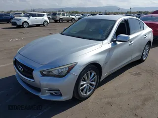 2017 Infiniti Q50 2.0t with VIN JN1CV7AP3HM642206, listed as a IAAI auction lot 41437630 with 122,612 mi miles. Bid and sale history available at carsss.com. Image 17.