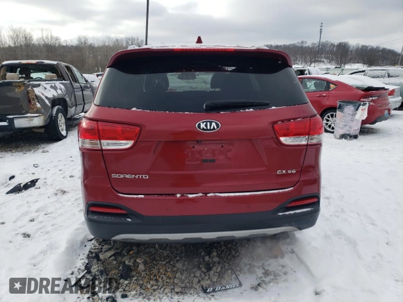2018 Kia Sorento EX with VIN 5XYPHDA5XJG412494, listed as a Copart auction lot 45796095 with 86,049 mi miles and Salvage Title. Bid and sale history available at carsss.com. Image 6.