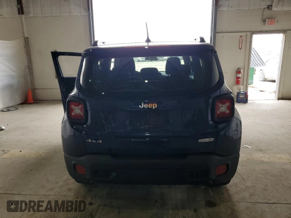 2017 Jeep Renegade Latitude with VIN ZACCJBBB2HPG45310, listed as a Copart auction lot 55949625 with 107,609 mi miles and Salvage title. Bid and sale history available at DreamBid. Image 6.