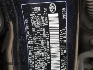 2012 Toyota Camry SE with VIN 4T1BK1FK4CU016227, listed as a Copart auction lot 51506585 with 206,344 mi miles and Salvage Title. Bid and sale history available at carsss.com. Image 12.