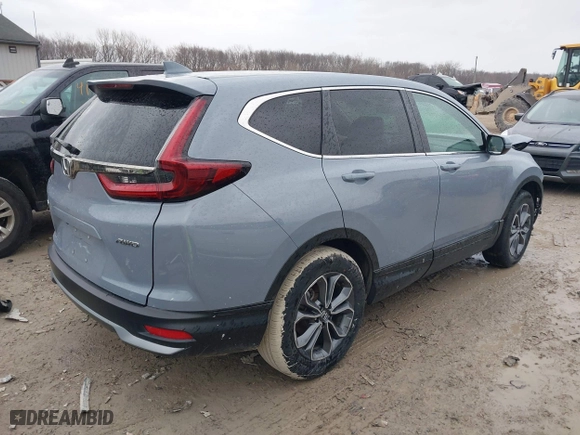 2022 Honda CR-V EX-L with VIN 2HKRW2H87NH637733, listed as a IAAI auction lot 41723047 with 54,670 mi miles. Bid and sale history available at carsss.com. Image 4.