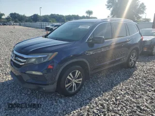 2016 Honda Pilot EX-L z VIN 5FNYF6H52GB009959, wystawiony jako Copart lot #58508865 z przebiegiem 209 793 mil mil oraz Czysty tytuł • Clean title. Historia ofert i sprzedaży dostępna na DreamBid. Obrazek 1.