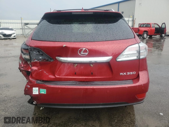 2011 Lexus RX 350 with VIN JTJZK1BAXB2411407, listed as a Copart auction lot 56562995 with 131,461 mi miles and Clean title. Bid and sale history available at DreamBid. Image 6.