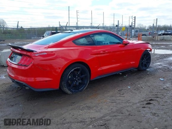 2020 Ford Mustang EcoBoost with VIN 1FA6P8TH3L5100676, listed as a IAAI auction lot 41909715 with 109,551 mi miles and . Bid and sale history available at carsss.com. Image 4.