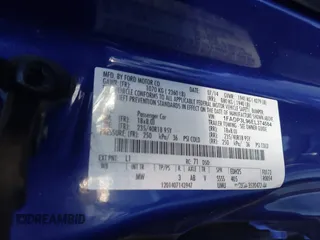 2014 Ford Focus ST with VIN 1FADP3L96EL374584, listed as a IAAI auction lot 41644629 with 90,607 mi miles and . Bid and sale history available at carsss.com. Image 9.