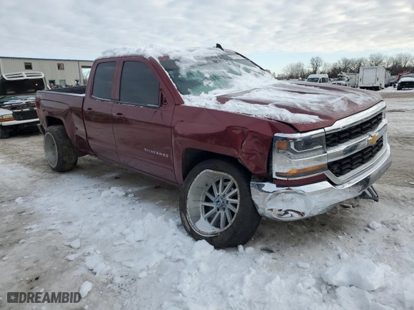 2016 Chevrolet Silverado 1500 LT with VIN 1GCVKREC1GZ230014, listed as a Copart auction lot 87101644 with 127,269 mi miles and Salvage Title. Bid and sale history available at carsss.com. Image 4.
