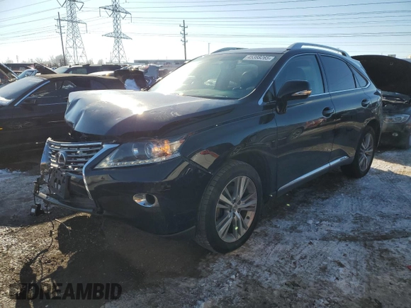 2015 Lexus RX 450h with VIN 2T2BC1BA0FC004281, listed as a Copart auction lot 45388265 with 144,936 mi miles and Salvage Title. Bid and sale history available at DreamBid. Image 1.