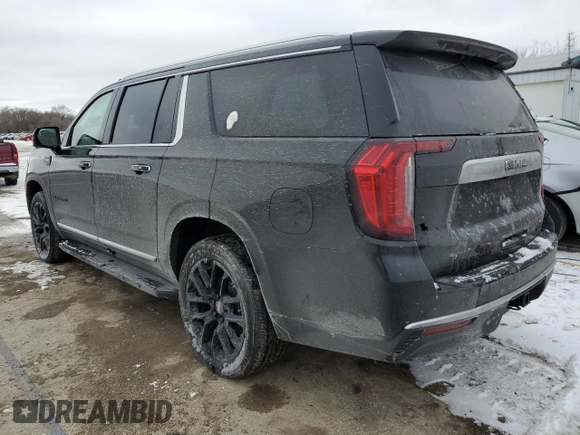 2023 GMC Yukon XL SLT with VIN 1GKS2GKD5PR349628, listed as a Copart auction lot 41469675 with 39,598 mi miles and Salvage Title. Bid and sale history available at DreamBid. Image 2.
