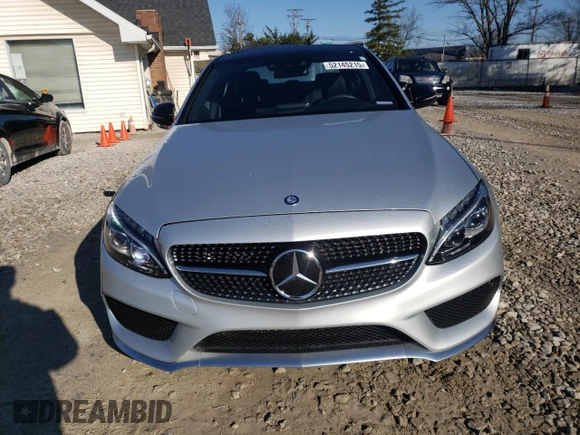 2016 Mercedes-Benz C 450 AMG with VIN 55SWF6EB2GU108099, listed as a Copart auction lot 52145215 with 10,367 mi miles and Salvage Title. Bid and sale history available at carsss.com. Image 5.