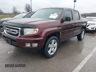 2009 Honda Ridgeline RTL with VIN 5FPYK16529B100032, listed as a IAAI auction lot 41206781 with 130,694 mi miles and . Bid and sale history available at DreamBid. Image 2.