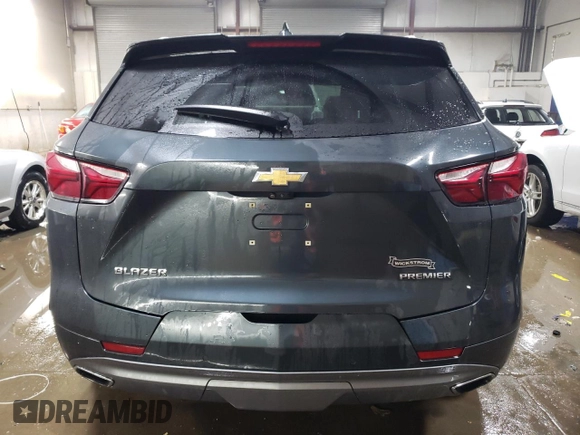 2019 Chevrolet Blazer Premier with VIN 3GNKBFRS7KS702927, listed as a Copart auction lot 45969075 with 34,494 mi miles and Salvage title. Bid and sale history available at DreamBid. Image 6.